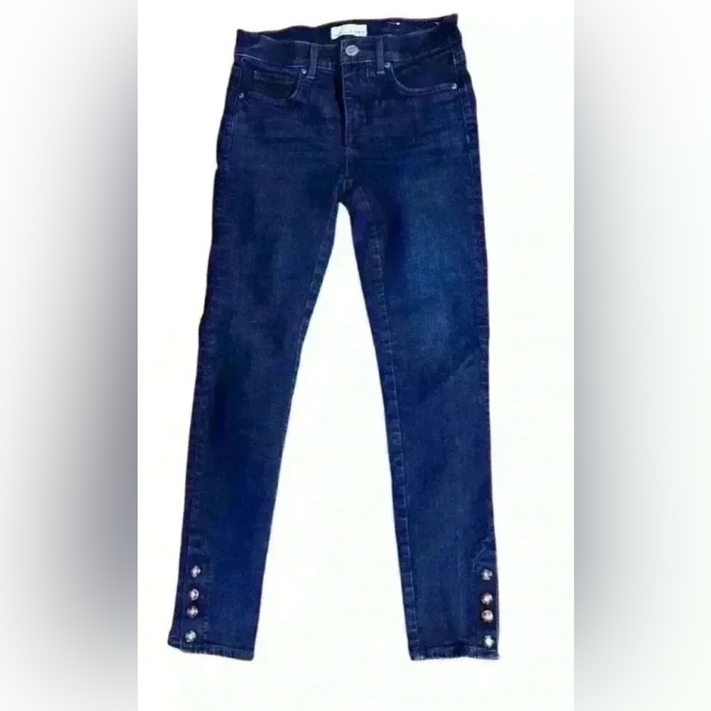 Loft Sustainable Style Jeans with Button Ankle Design - Size 00
